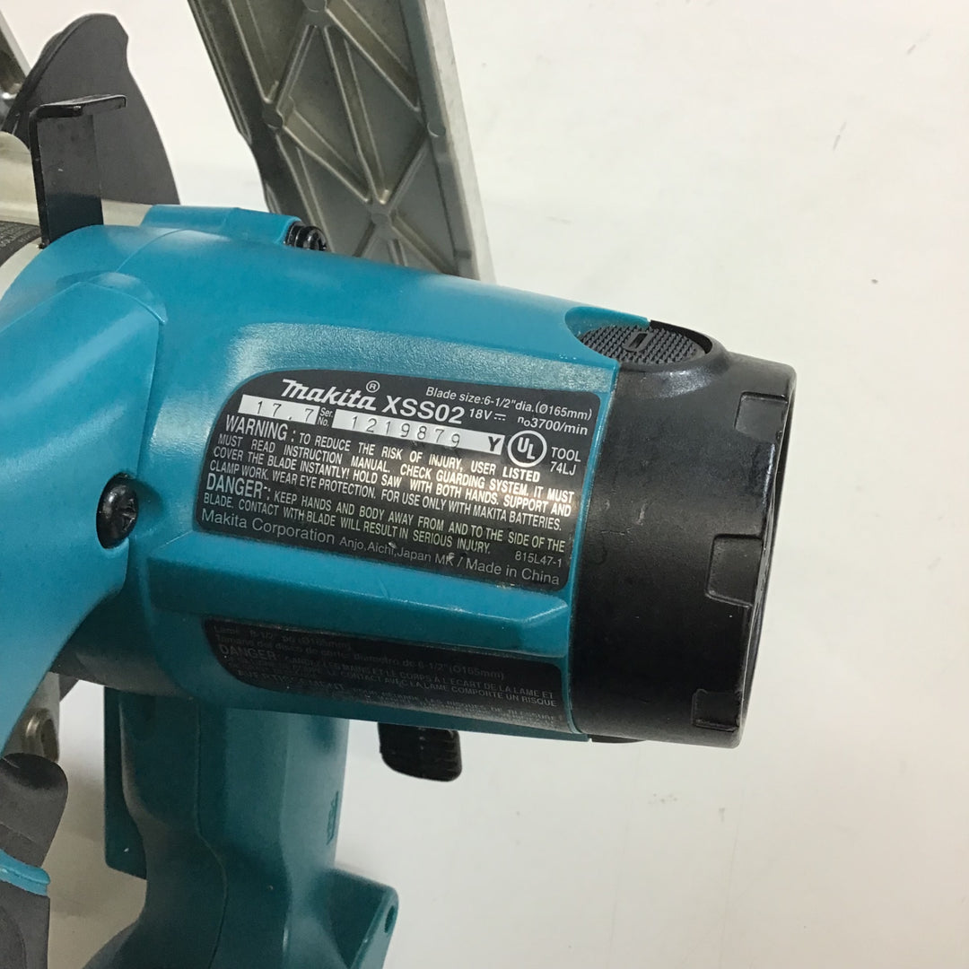 〇makita/マキタ 18Vコードレス丸ノコ XSS02【戸田店】