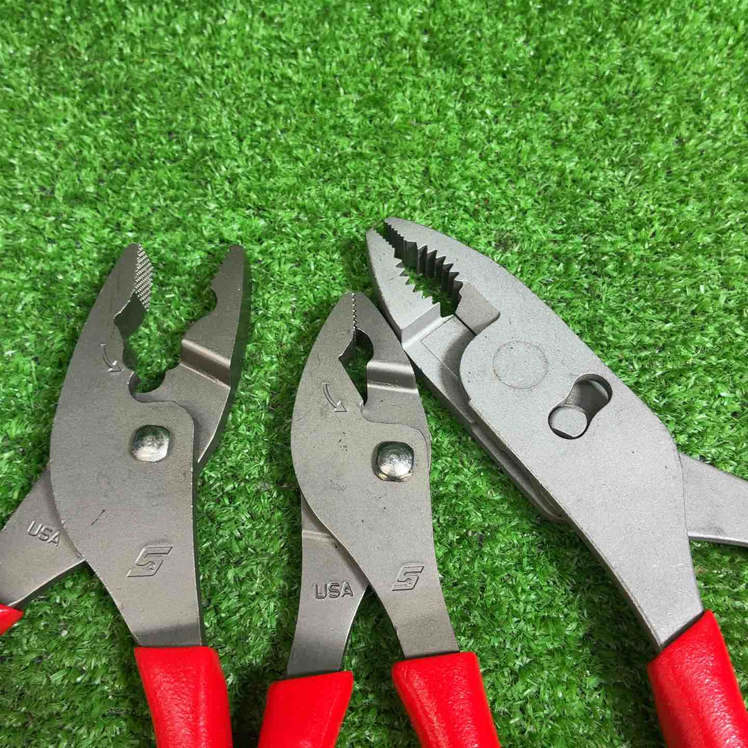 Snap-on フランクジョースリップジョイントプライヤー HJ46ACF、コンビネーションプライヤー HJ47ACF、ハイレバレージコンビネーションプライヤーHL138ACP【藤沢店】