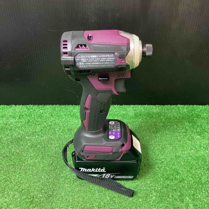 マキタ/makita 18V コードレスインパクトドライバー TD171DGXAP【岩槻店】