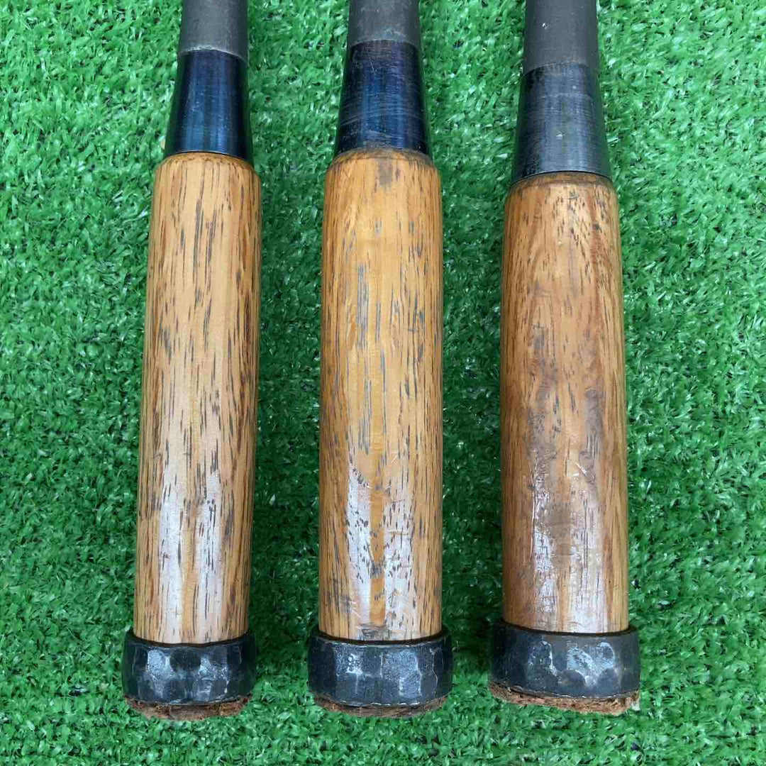 【中古・現状品】 鑿 のみ 銘 正道 約12mm/約24mm/約37mm ＊3本組 【鴻巣店】