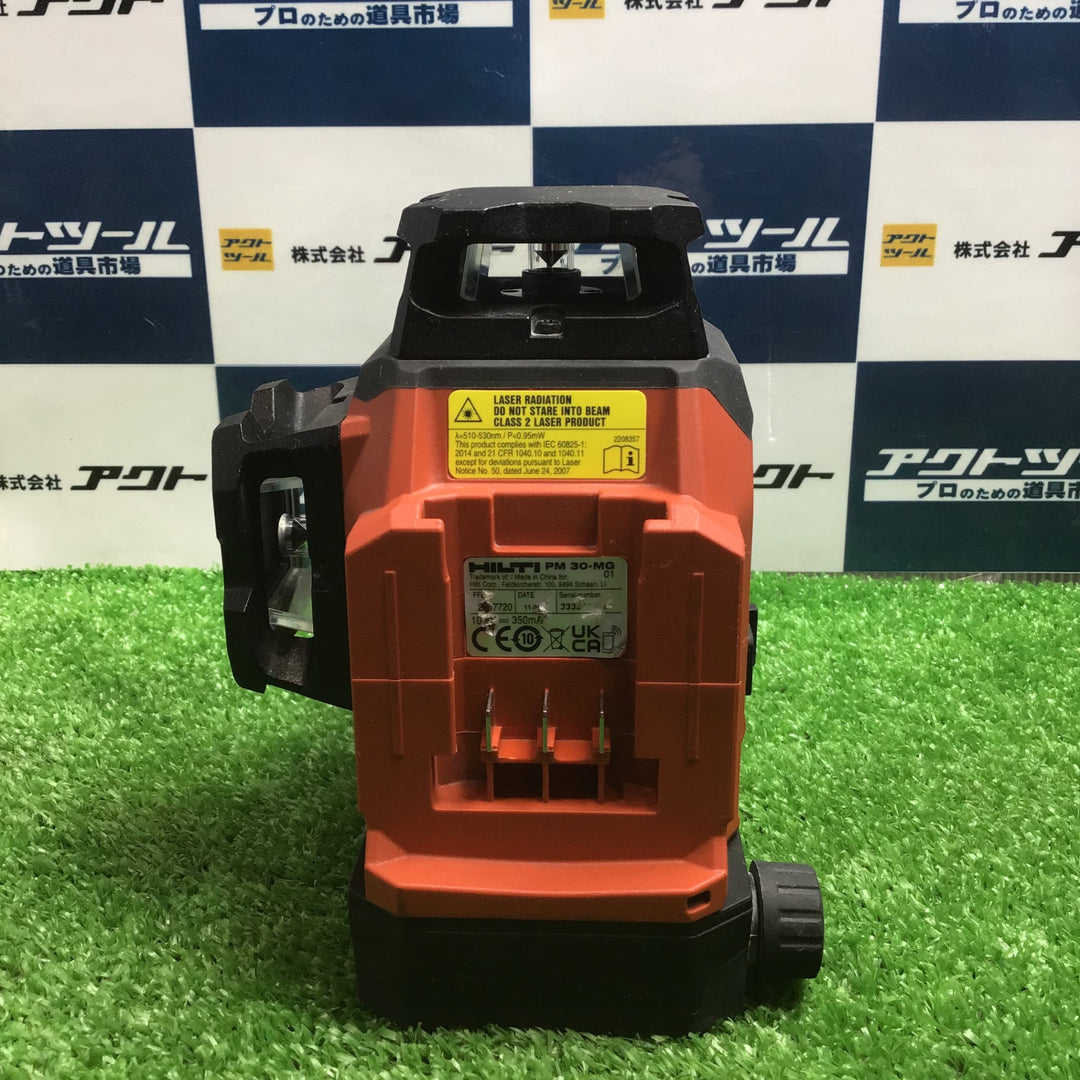 【美品 / 動作品】HILTI ヒルティ マルチラインレーザーレベル PM 30-MG バッテリー 充電器 受光器 三脚【草加店】