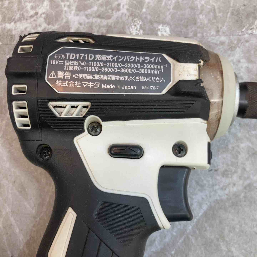 【中古品】★マキタ(makita) コードレスインパクトドライバー TD171DZW【八潮店】