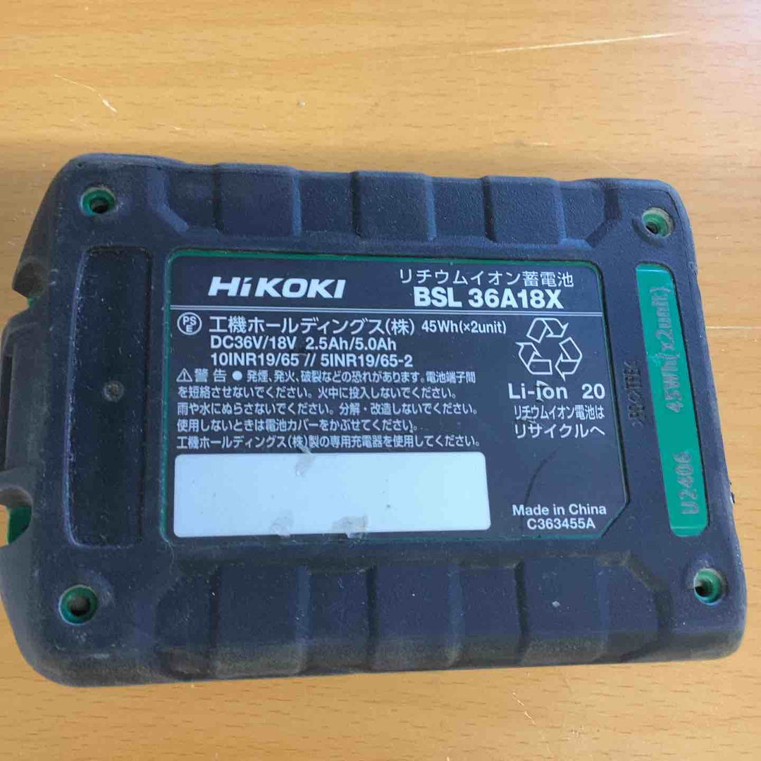ハイコーキ(HIKOKI ※旧:日立工機) 100mmコードレスディスクグラインダ G3610DD(NN) DIY 鉄筋 アングル材 仕上げ 磨き 【越谷店】
