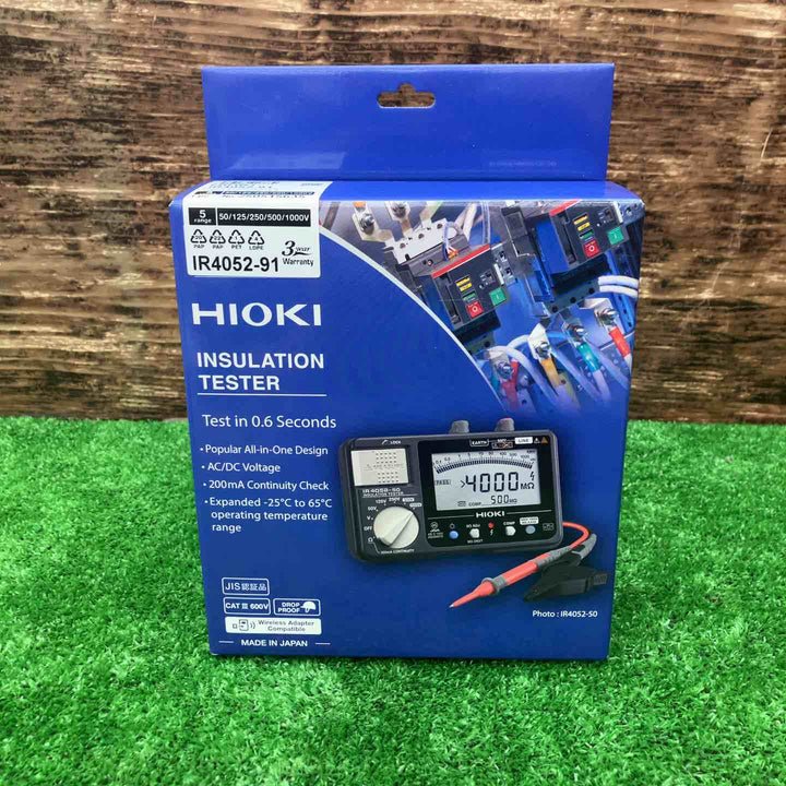 日置電機(HIOKI) 絶縁抵抗計 IR4052-91【川越店】