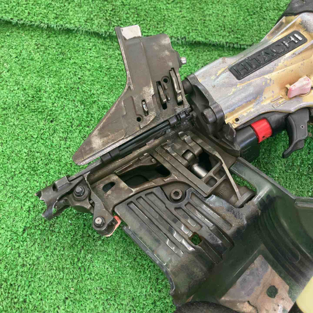【現状品・エア漏れあり】 日立 90mm 高圧エア釘打ち機 NV90HMC 【桶川店】