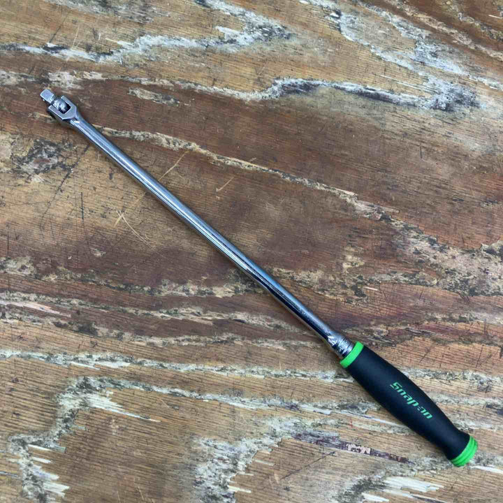 ◇Snap-on スナップオン グリップ付スピンナーハンドル FHBB18A ブレーカーバー ラバーグリップ付 3/8dr エクストラロングハンドル【柏店】