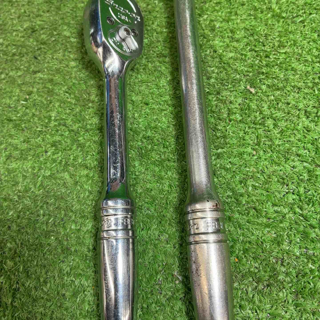 スナップオン(Snap-on) 3/8フレックスラチェットハンドル F831,3/8”ラチェットハンドル F830 2本セット【藤沢店】