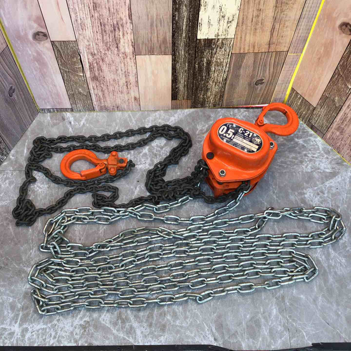 ▼象印　チェーンブロック　0.5ｔ C-21【八潮店】