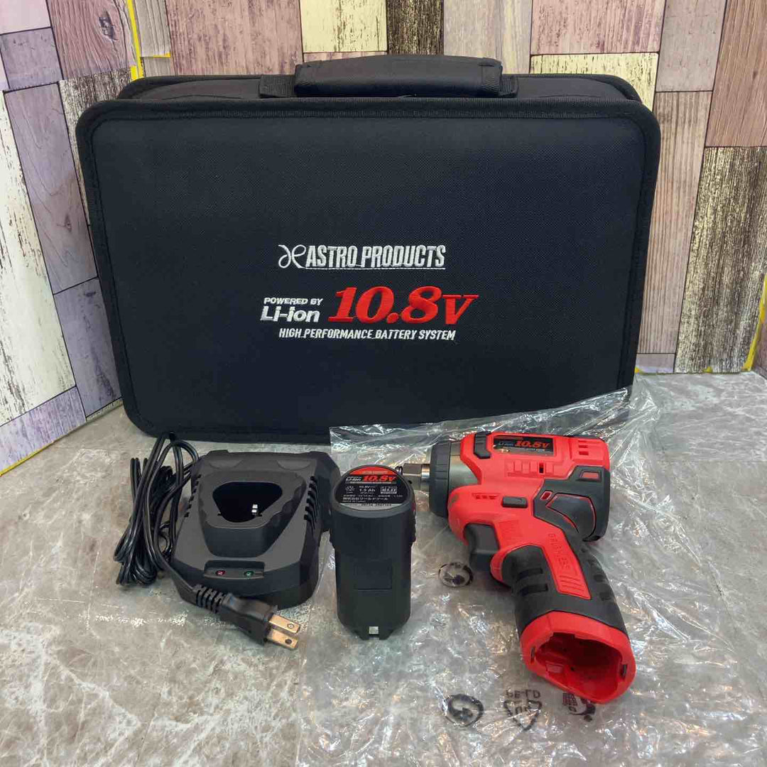 ◇ASTRO PRODUCTS DC10.8V 充電式 1/2DR インパクトレンチ IW900-250N【八潮店】