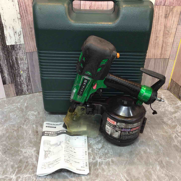 【中古品】★ハイコーキ HIKOKI 高圧エア釘打ち機 NV90HMC(L)【八潮店】