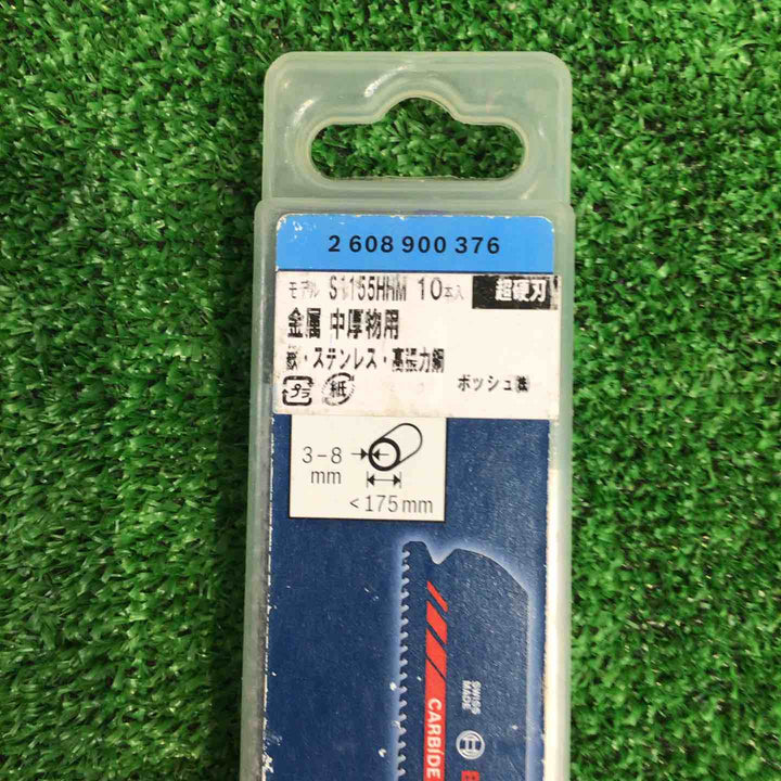 ボッシュ セーバーソーブレード 超硬 金属 中厚物用 S1155HHM 10枚入り【町田店】