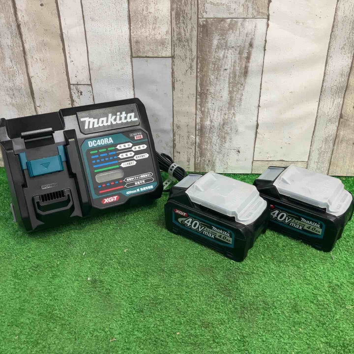 マキタ(makita) リチウムイオンバッテリー 40Vmax/4.0Ah BL4040 2個 急速充電器 DC40RAセット【町田店】