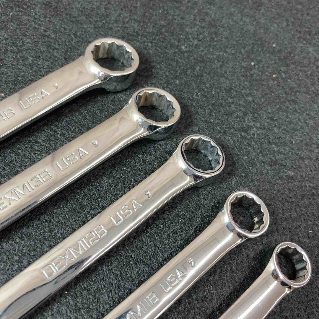【中古美品】 Snap-on(スナップオン) OEX100B~OEX180B 5本 OEXM10B~OEXM14B 5本 コンビネーションレンチ 10本セット 【東大和店】