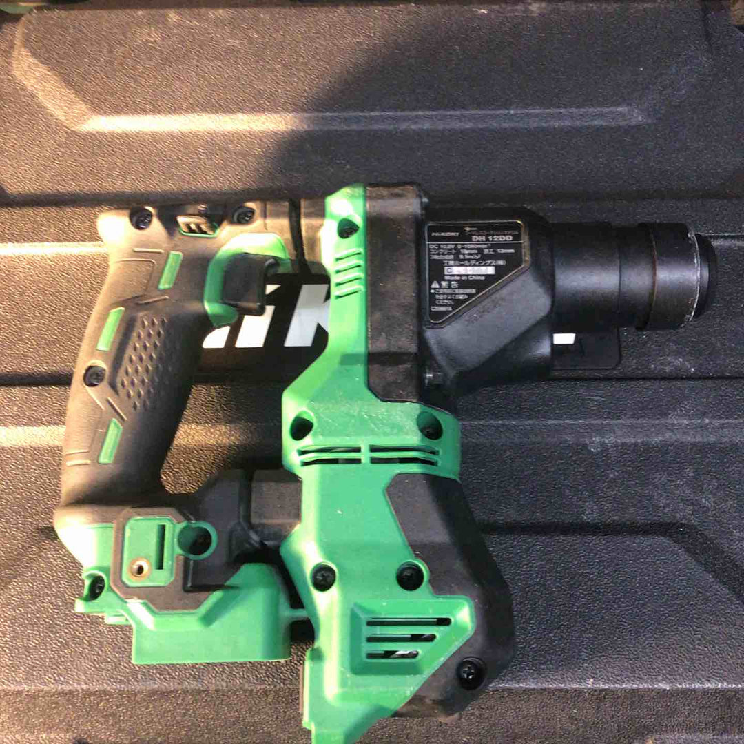 ◇HiKOKI(ハイコーキ) 10.8V コードレス ハンマドリル  DH12DD(2LSK) 蓄電池2個・充電器・ケース付き【戸田店】