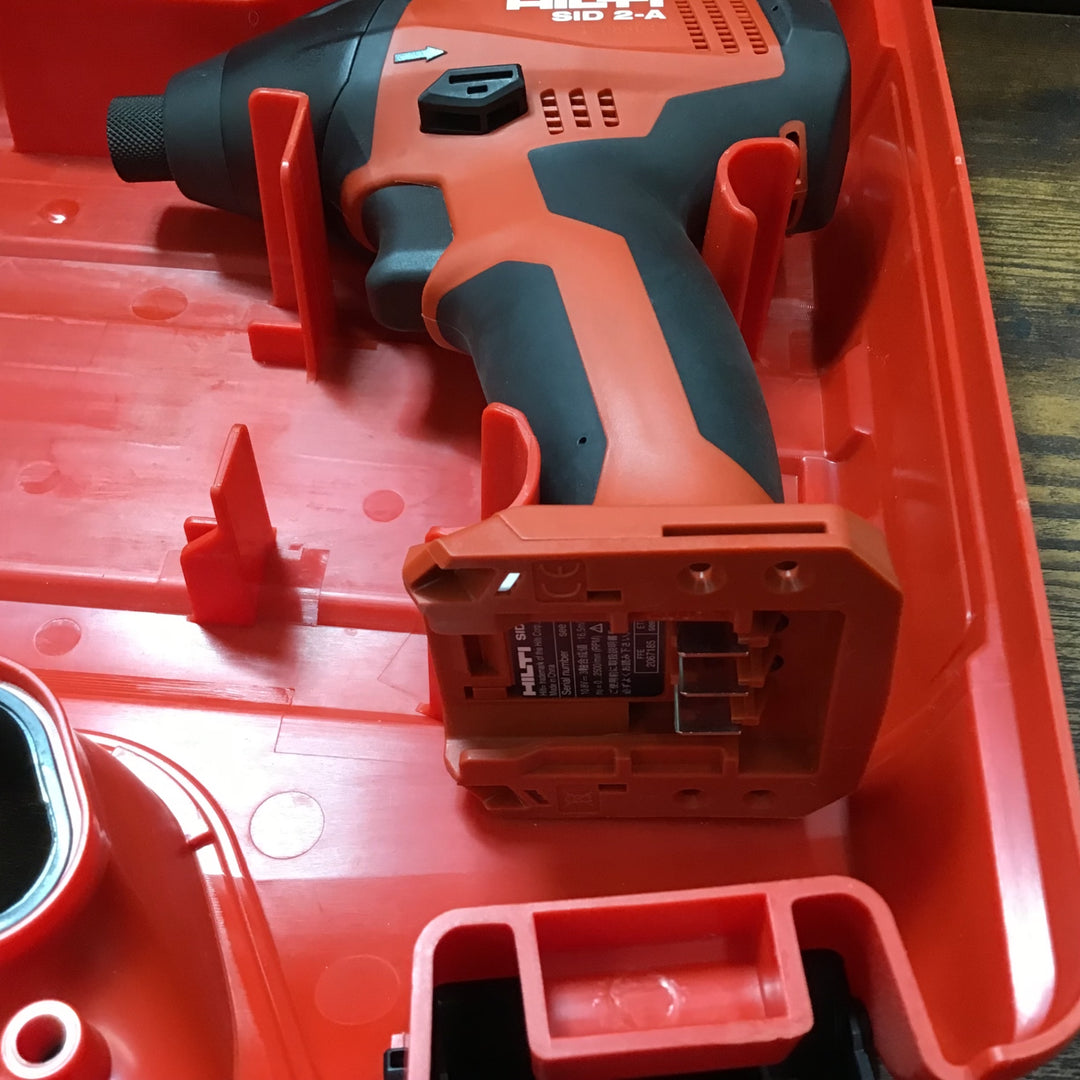 HILTI コードレスインパクトドライバー SID2-A バッテリー2個・充電器 付き【戸田店】