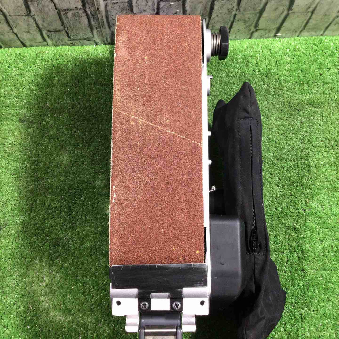 京セラ(Kyocera) 旧リョービ プロ用 ベルトサンダー ABE3210 637550A ブラック 【加工材に合わせてベルト速度が調節できる】 集じん機構付 ベルト寸法76×533mm ベルト速度3.8~5.8m/s【川口店】