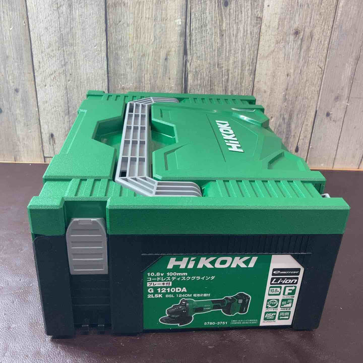 【未使用(店頭展示品)】 ハイコーキ(HIKOKI ※旧:日立工機) 100mmコードレスディスクグラインダ G1210DA(2LSK) 【東大和店】