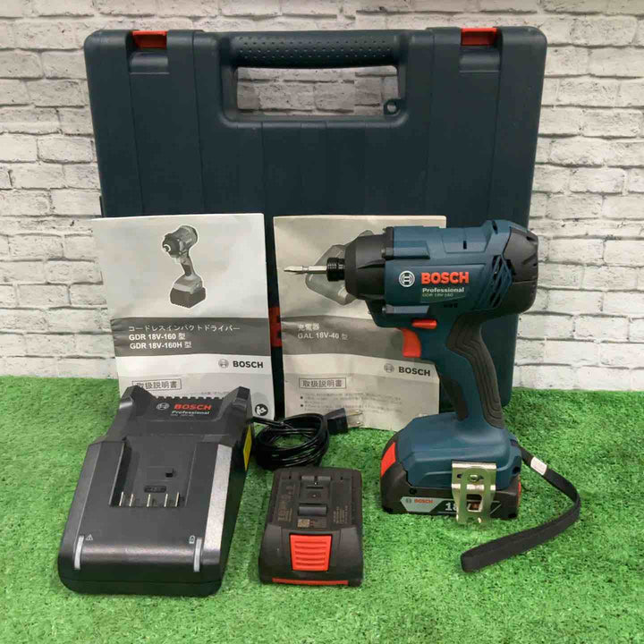 ◇ボッシュ(BOSCH) 18Vバッテリー インパクトドライバー GDR18V-160 18V 動作確認済み【川口店】