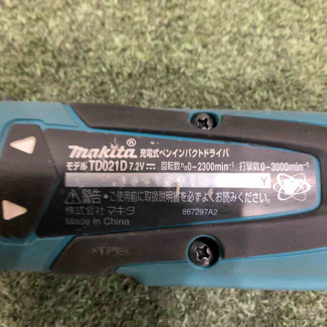 ☆マキタ(makita) 充電式ペンインパクトドライバ TD021DS 動作確認済【川口店】