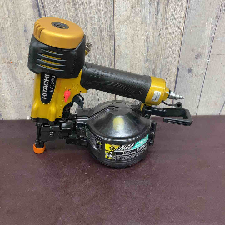 【中古品】 ハイコーキ(HIKOKI ※旧:日立工機) 高圧エア釘打ち機 NV50HMJ 【東大和店】