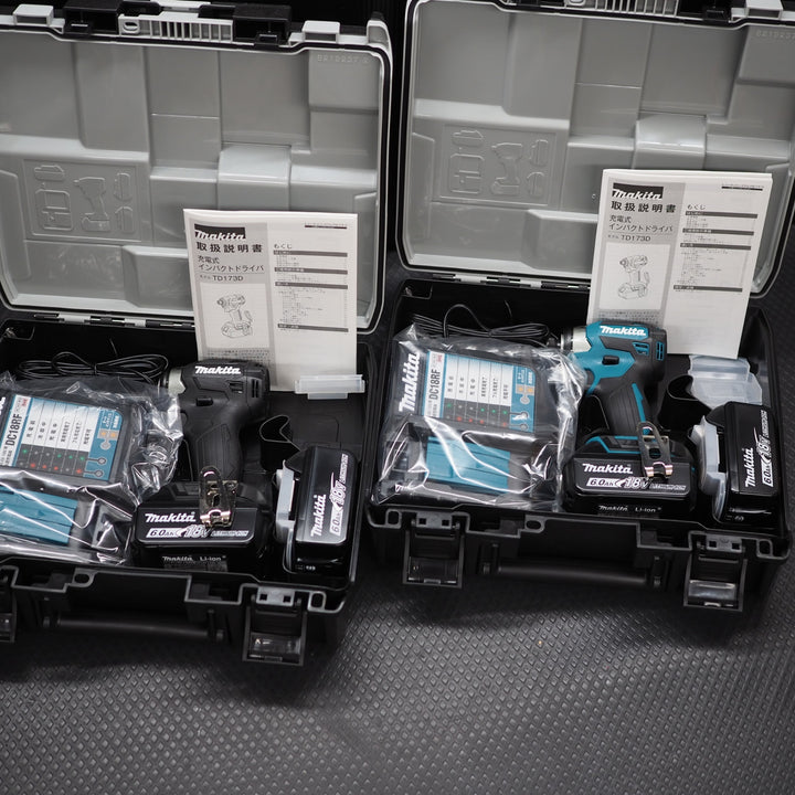 【未使用品】マキタ/makita インパクトドライバー TD173DRGX/DRGXB　2台セット【鴻巣店】
