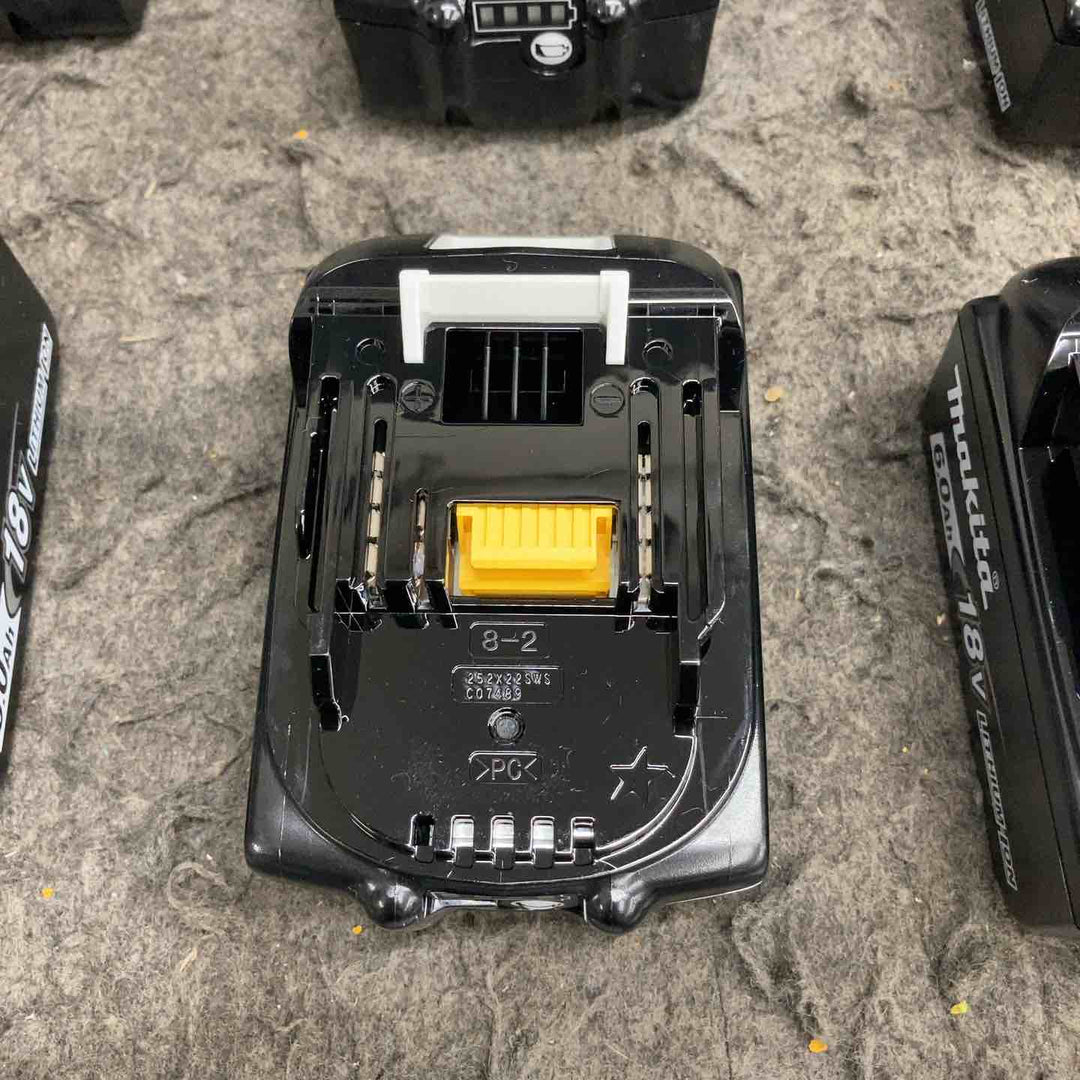 マキタ(makita) リチウムイオンバッテリー 18V/6.0Ah BL1860B 計6点【鴻巣店】