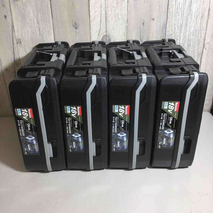 【未使用品】 マキタ makita コードレス インパクトドライバー TD173DRGXO 4台 インパクト オリーブ 純正 純正品 【戸田店】