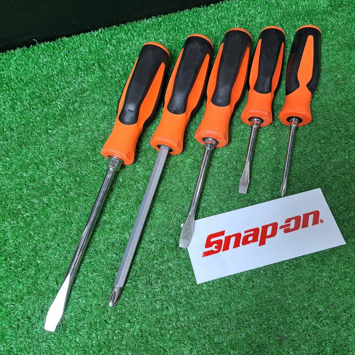 スナップオン/Snap-on プラスドライバー 2本、マイナスドライバー 3本 計5本セット SGDシリーズ？【岩槻店】