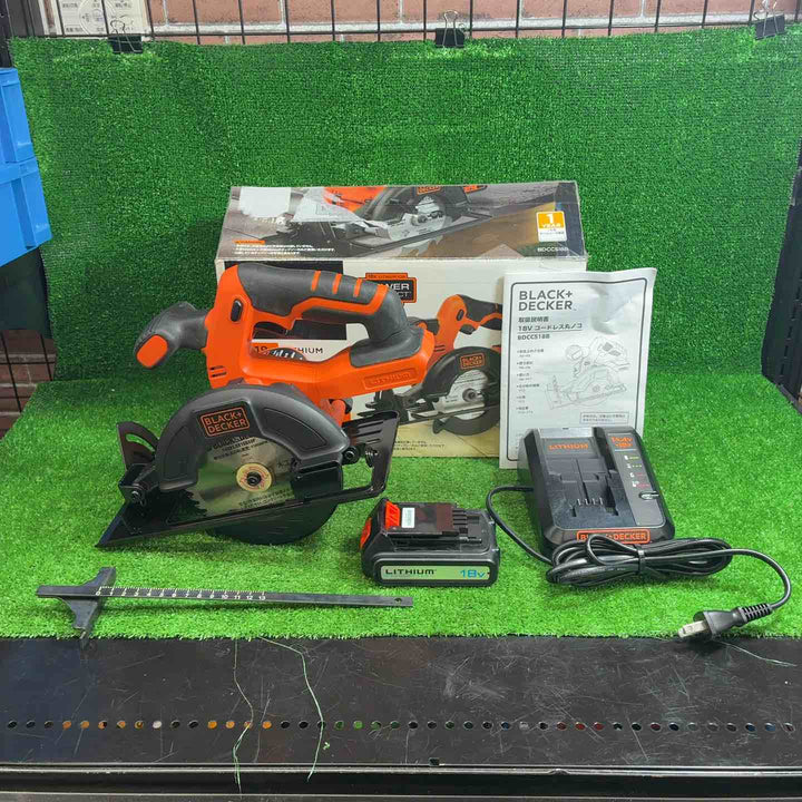 ブラックアンドデッカー(BLACK+DECKER) 18V コードレス丸ノコ【本体のみ電池別売】 BDCCS18B【藤沢店】