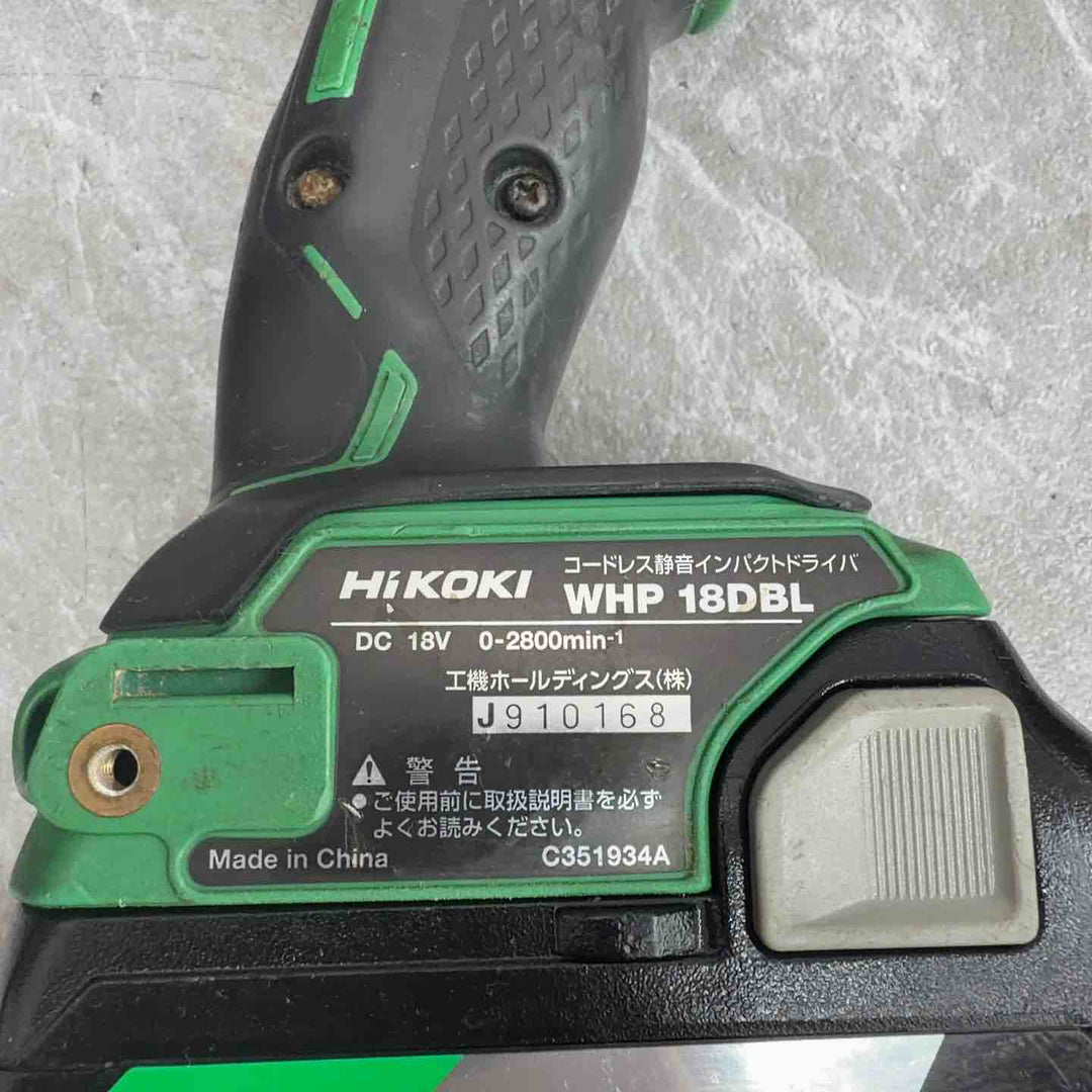 ★ハイコーキ(HIKOKI ※旧:日立工機) コードレスソフトインパクトドライバー WHP18DBL(2LXPK)【八潮店】