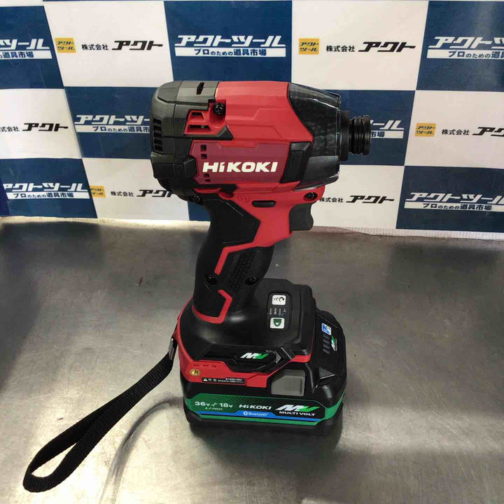 ★ハイコーキ(HIKOKI ※旧:日立工機) コードレスインパクトドライバ スコーピオンレッド WH36DD(2XHRSZ)【草加店】
