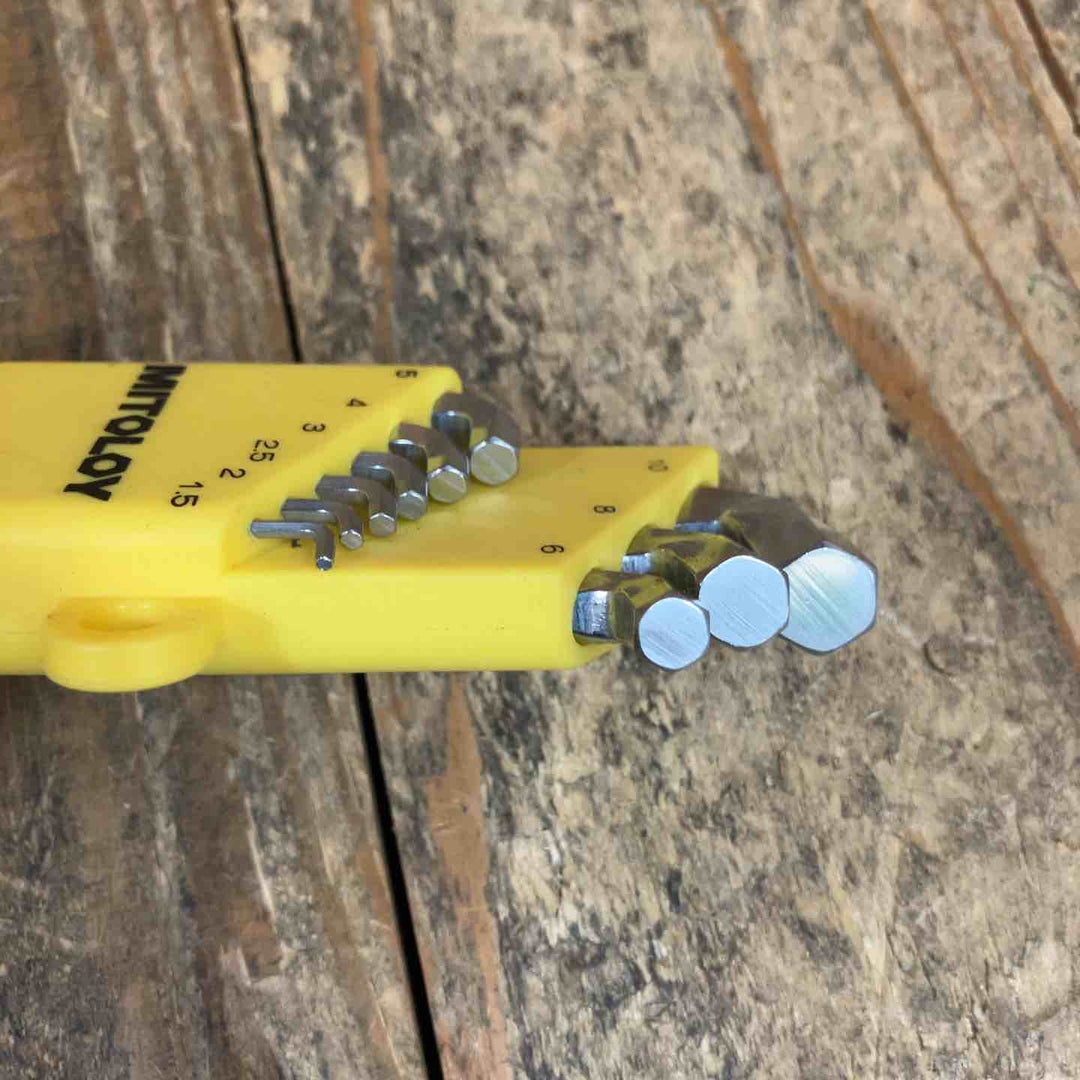 MITOLOY ミトロイ 水戸工業 HBS900S + HBL900S ボールポイントホローレンチセット 9本組 六角レンチセット  2種セット【所沢店】