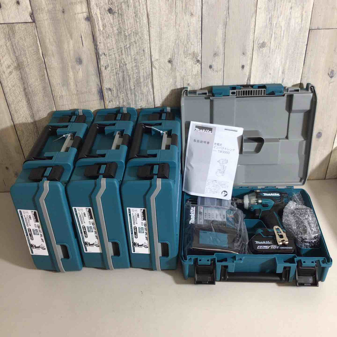 【未使用品】マキタ(makita) コードレスインパクトレンチ TW300DRGX 4台セット【戸田店】