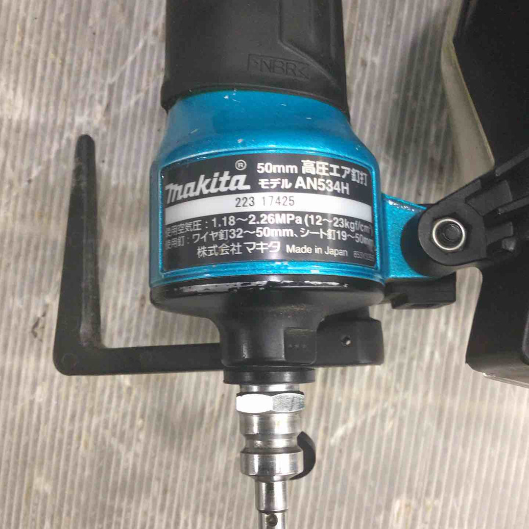 ★マキタ(makita) 高圧エア釘打ち機 AN534HM【草加店】