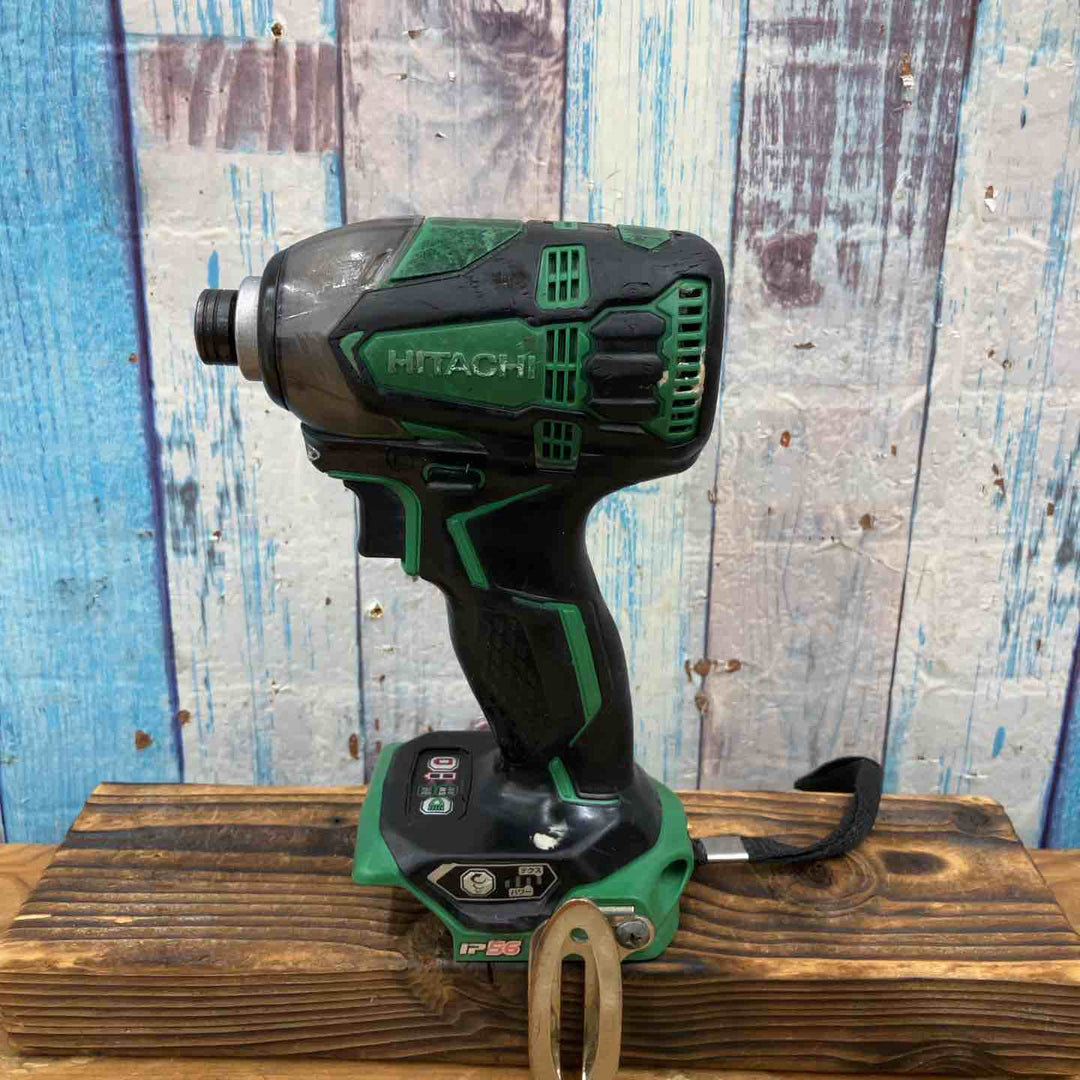 【中古品】★ハイコーキ HIKOKI ※旧:日立工機 コードレスインパクトドライバー WH14DSL2(2LSCK)(L) 14.4V フルセット【柏店】
