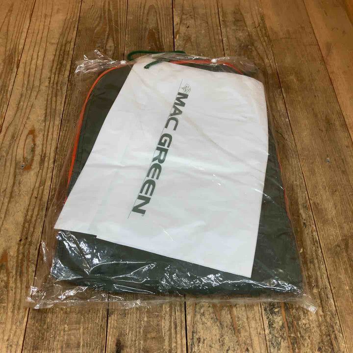 マックス(MAC GREEN) 防護チャップス チェンソー作業用防護服 Mr.FOREST MT536 オリーブXオレンジ Lサイズ 2点セット【所沢店】
