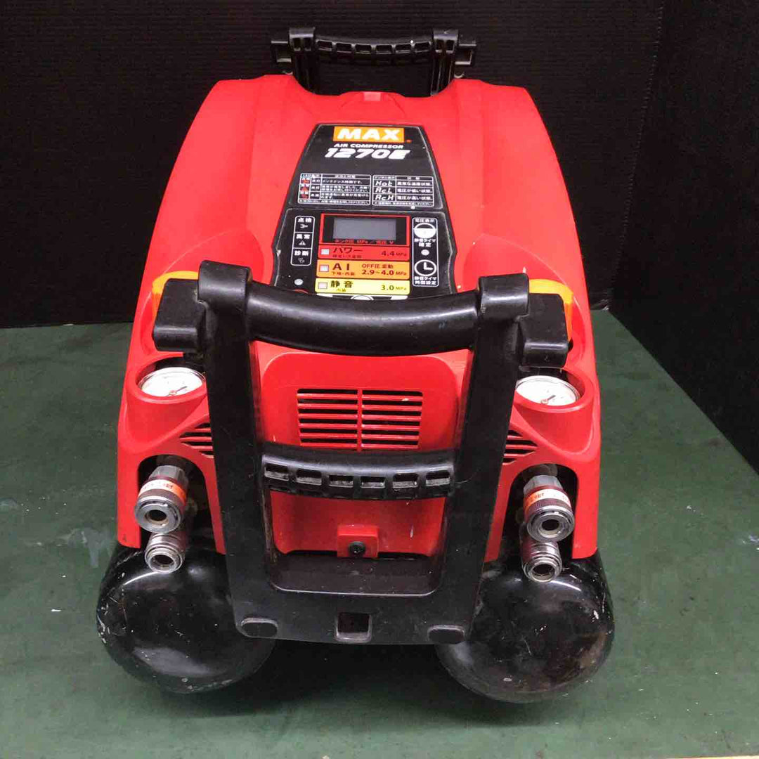 ★マックス(MAX) エアコンプレッサー AK-HH1270E_レッド【戸田店】