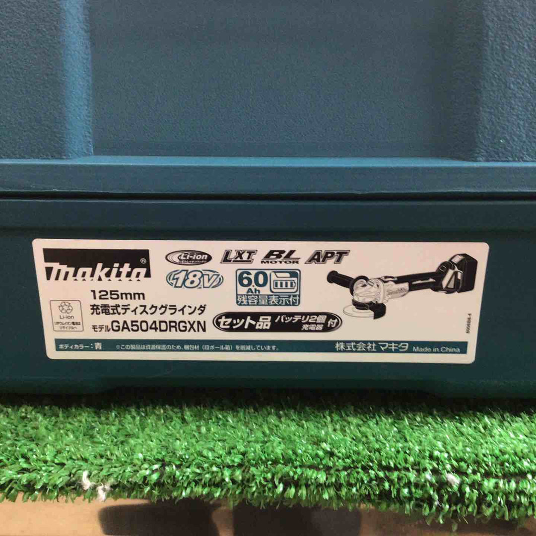 ★マキタ(makita) 125mmコードレスディスクグラインダー GA504DRGXN【町田店】