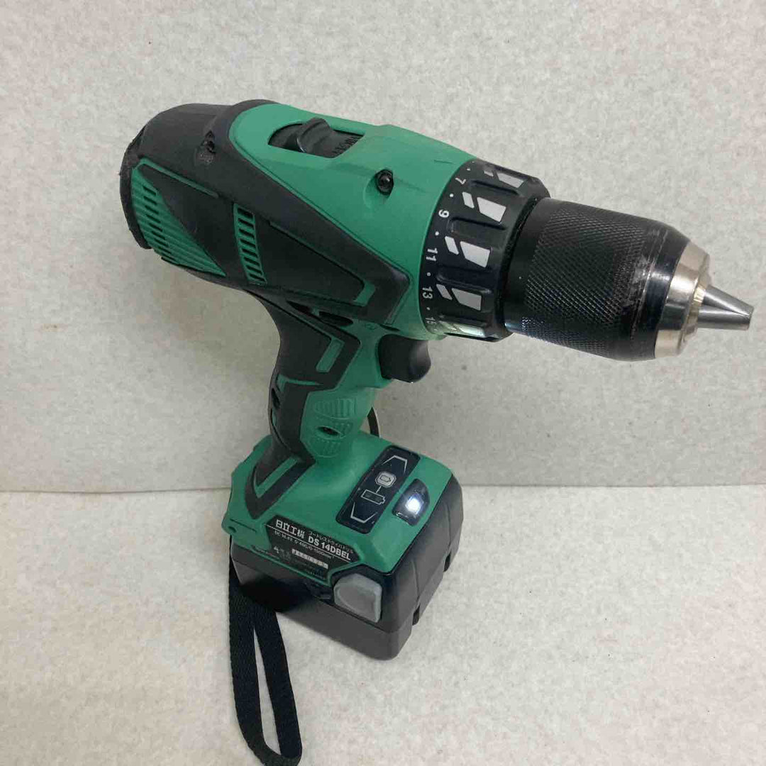 ★ハイコーキ(HIKOKI ※旧:日立工機) コードレスドリルドライバー DS14DBEL(2LLCK)【町田店】