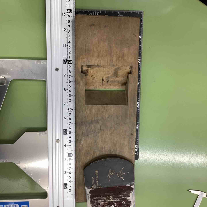★稀有品★喜勇作 鉋 鑿 大工道具 木工 職人 プロ 刃幅約104mm  長台カンナ 一枚刃 【越谷店】