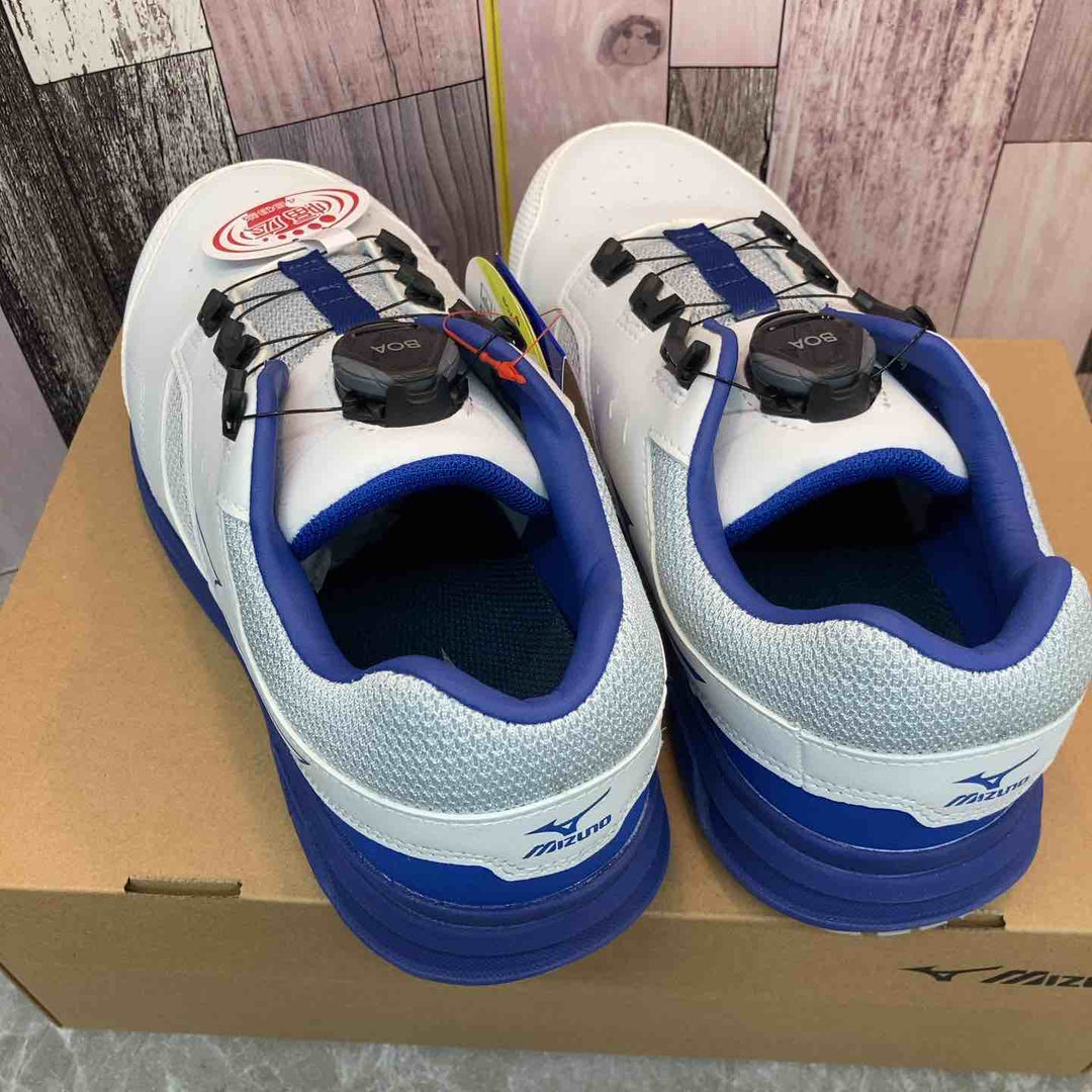 ミズノ MIZUNO ワークシューズ 26.0cm EEE ホワイト×ブルー F1GA241501【八潮店】