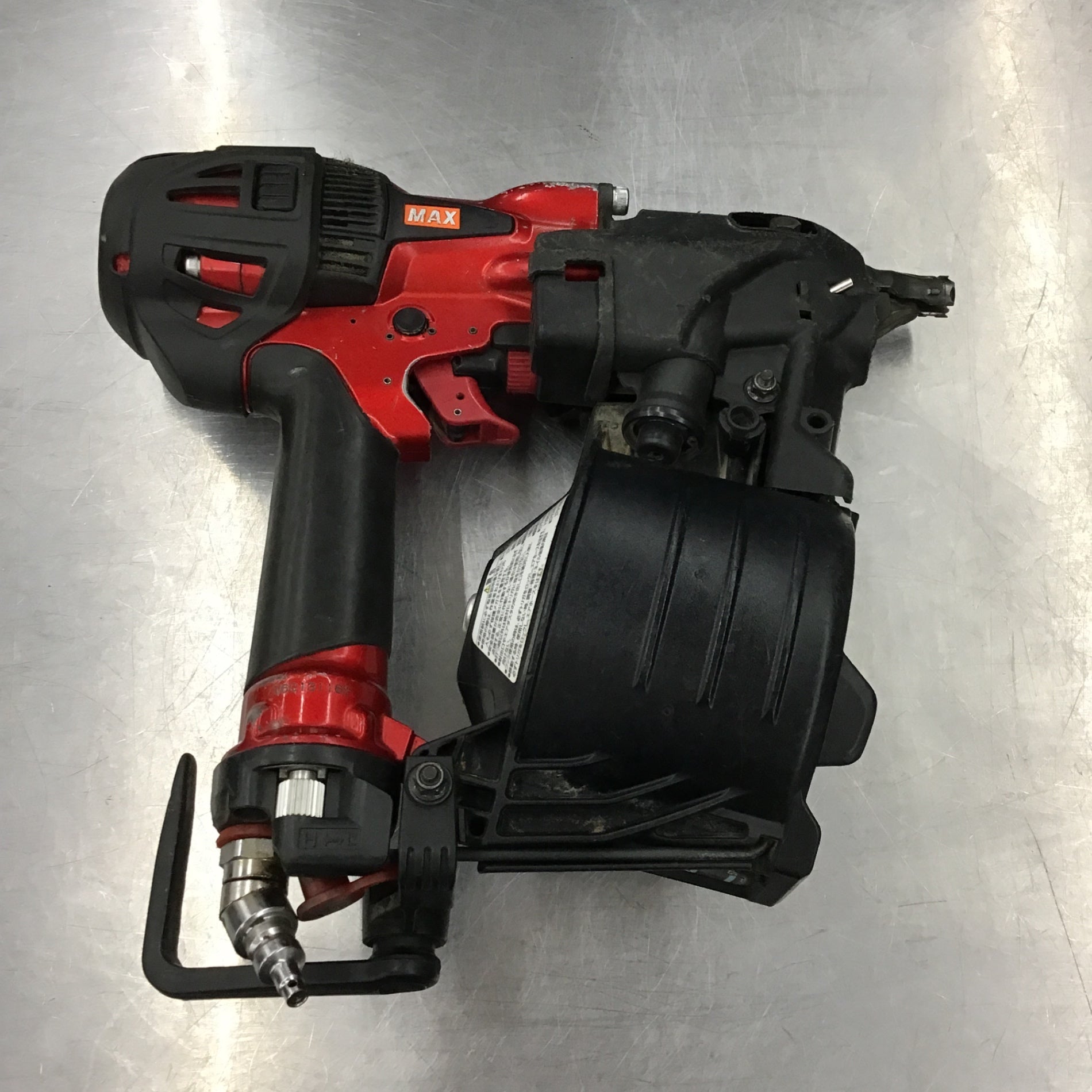 〇マックス(MAX) 釘打ち機 HN-65N2(D) ライジングレッド ※備考要確認