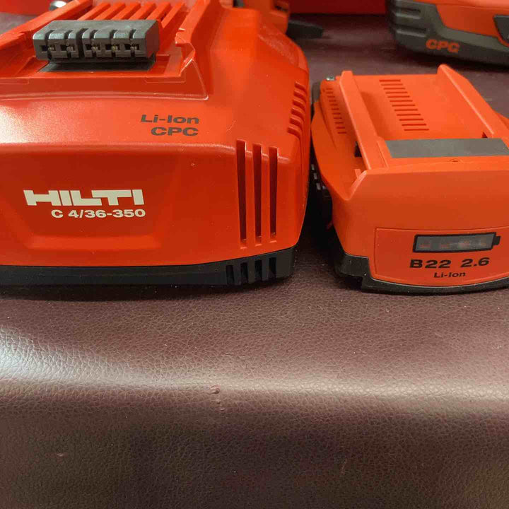 【未使用(店頭展示品)】◇HILTI バッテリー式鋲打ち機 BX3-ME P2/2.6Ahコンボ フルセット品【東大和店】