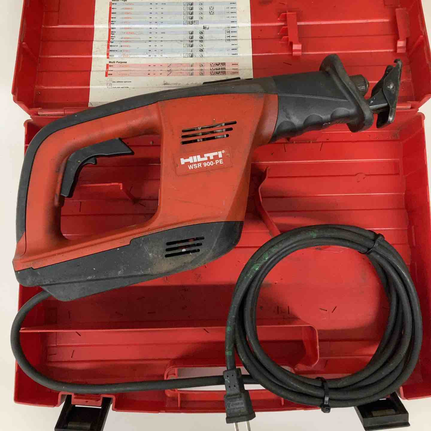 ヒルティ WSR900-PE セーバーソー【リライズ野田愛宕店】【店頭取引限定】【中古】管理番号：ITACLPIGDO54 ◇ヒルティ(HILTI) セーバソー(レシプロソー) WSR900-PE【戸田店