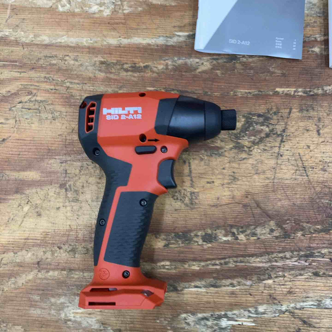 ◇ヒルティ(HILTI) コードレスインパクトドライバ SID 2-A12 本体のみ【柏店】