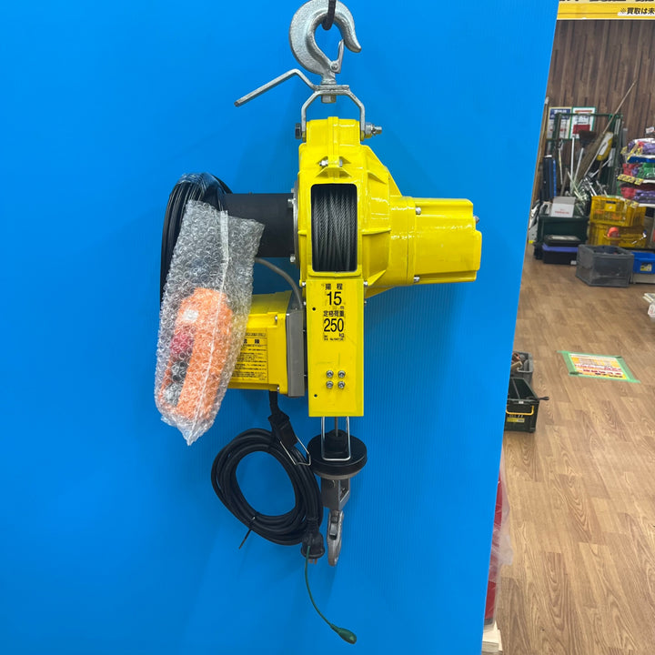 【美品】◇トーヨーコーケン(TKK) ウインチ ベビーホイスト BH-E815 定格荷重250kg 揚程15ｍ 製造2025/1【岩槻店】