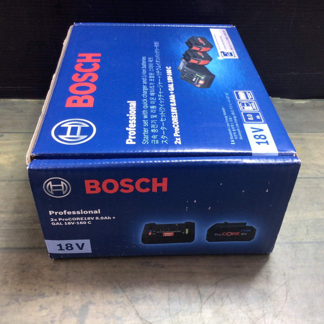 〇ボッシュ(BOSCH) ProCORE18V8.0Ahバッテリー2個&高速充電器セット ProCORE18V8S2【東大和店】