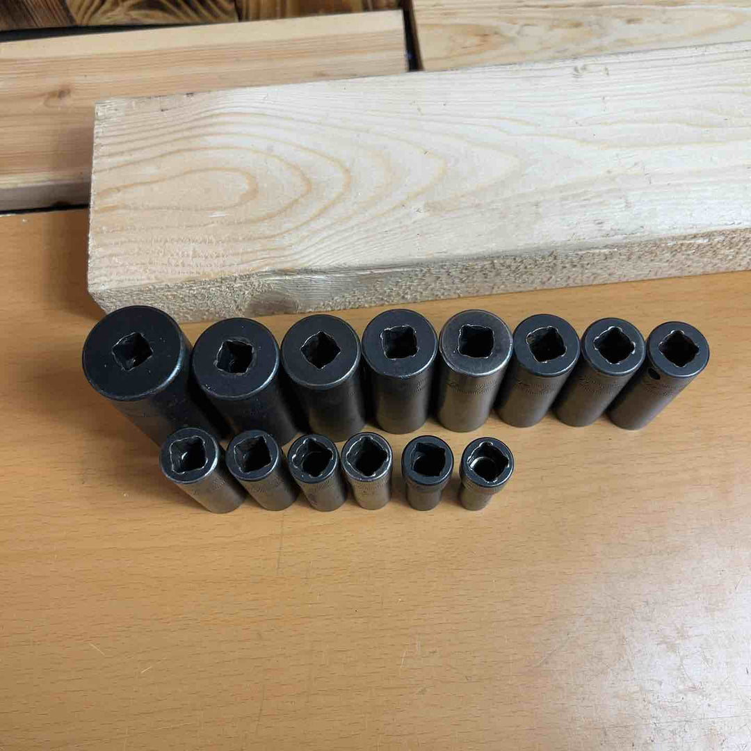 スナップオン Snap-on ソケット ディープインパクト SIMFM24/21/19/18/17/16/15/14/13/12/11/10/9A/8A 14 点 セット 個　【越谷店】