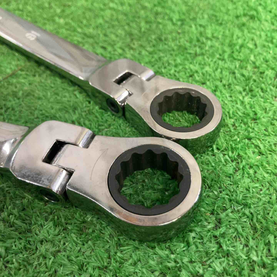 MAC TOOLS マックツールズ エクストラロングメトリック メガネレンチ E111050 8x9/10×11/12×13/14×15/16×17/18×19mm【町田店】