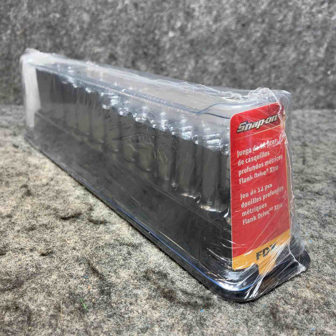 スナップオン/Snap-on 3/8sq ディープソケットセット【FDX】 12pcs 212YSFSMY 8mm～19mm【桶川店】